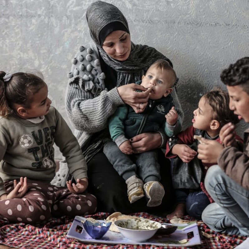 Envie alimentos para famílias em Gaza e na Cisjordânia